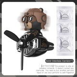 DIY Aroma Car Air Freshener – Cartoon Pilot Bear Vent Clip Ornament