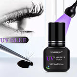 6ml UV Eyelash Extension Glue – Fast Drying, Strong Black Adhesive