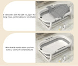 Baby Foldable Bath Tub – Warm, Sitting & Lying Toddler Bath for Home