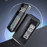 Multifunctional Car HUD – Speed, Voltage, Oil & Temp Display