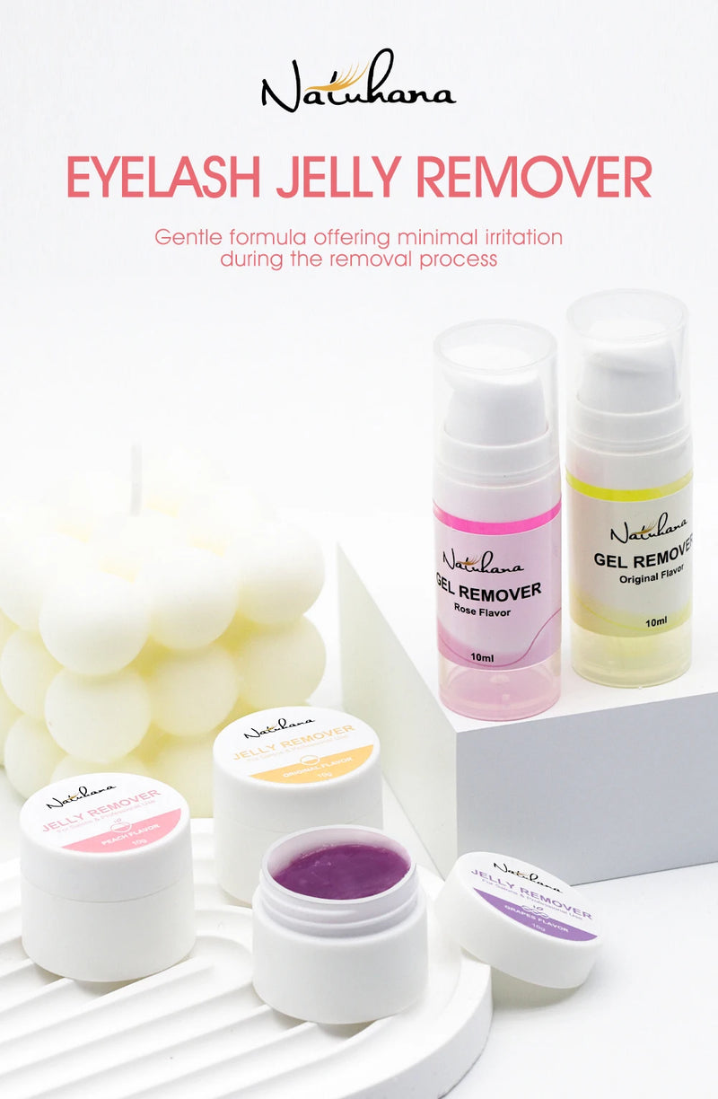 NATUHANA Eyelash Jelly Remover – Fast, Safe, Non-Irritating Gel Glue Remover