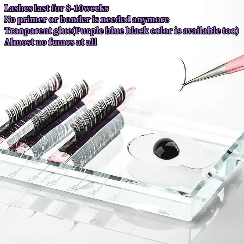 6ml UV Eyelash Extension Glue – Fast Drying, Strong Black Adhesive