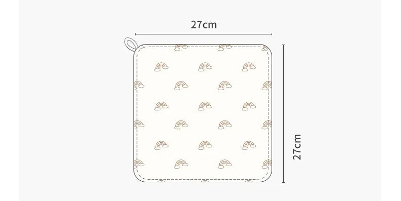Baby Muslin Face Towel & Bibs – Soft Cotton Burp Cloths & Handkerchief