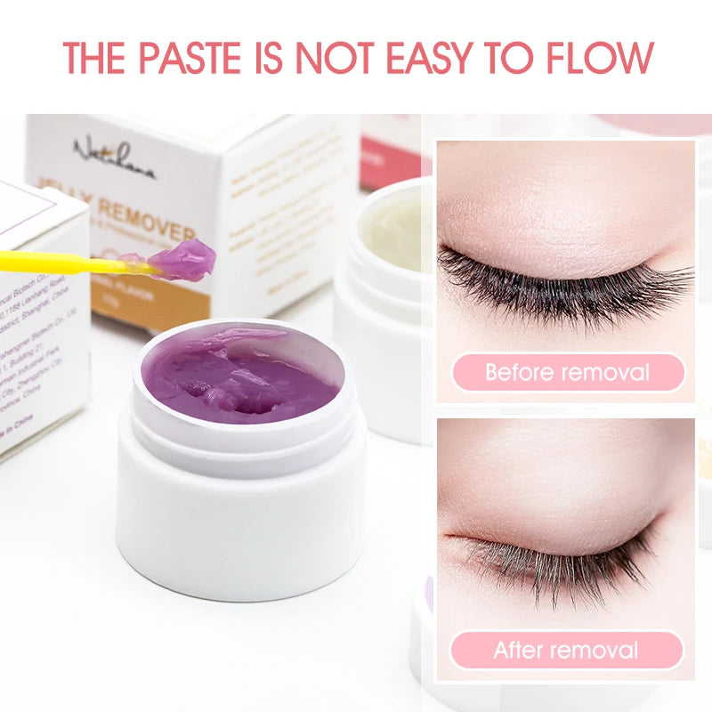 NATUHANA Eyelash Jelly Remover – Fast, Safe, Non-Irritating Gel Glue Remover