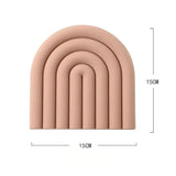 Rainbow Silicone Heat-Resistant Table Mat & Pot Holder – Multifunctional Coaster