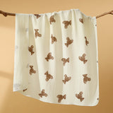 Baby Muslin Swaddle Blanket – Cotton Infant Receiving & Bath Towel