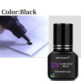 6ml UV Eyelash Extension Glue – Fast Drying, Strong Black Adhesive