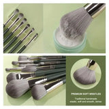 14PCS Makeup Brush Set – Soft Eyeshadow, Foundation, Powder & Blending Brushes