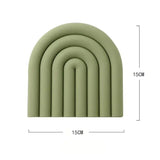 Rainbow Silicone Heat-Resistant Table Mat & Pot Holder – Multifunctional Coaster