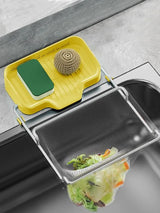 1pc Sink Strainer Rack with 50 Mesh Filters – Multi-Purpose Kitchen Drain Shelf