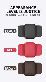 PU Leather Car Armrest Cushion with Side Pocket