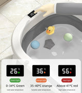 Baby Foldable Bath Tub – Warm, Sitting & Lying Toddler Bath for Home