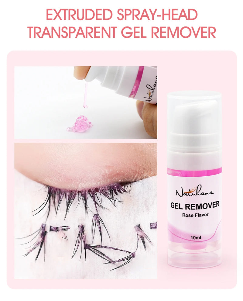 NATUHANA Eyelash Jelly Remover – Fast, Safe, Non-Irritating Gel Glue Remover