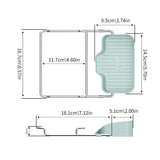 1pc Sink Strainer Rack with 50 Mesh Filters – Multi-Purpose Kitchen Drain Shelf