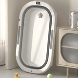 Baby Foldable Bath Tub – Warm, Sitting & Lying Toddler Bath for Home