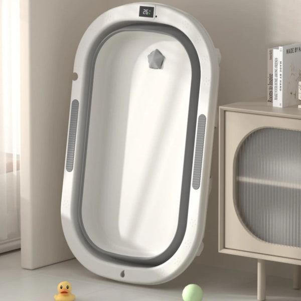 Baby Foldable Bath Tub – Warm, Sitting & Lying Toddler Bath for Home