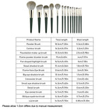 14PCS Makeup Brush Set – Soft Eyeshadow, Foundation, Powder & Blending Brushes