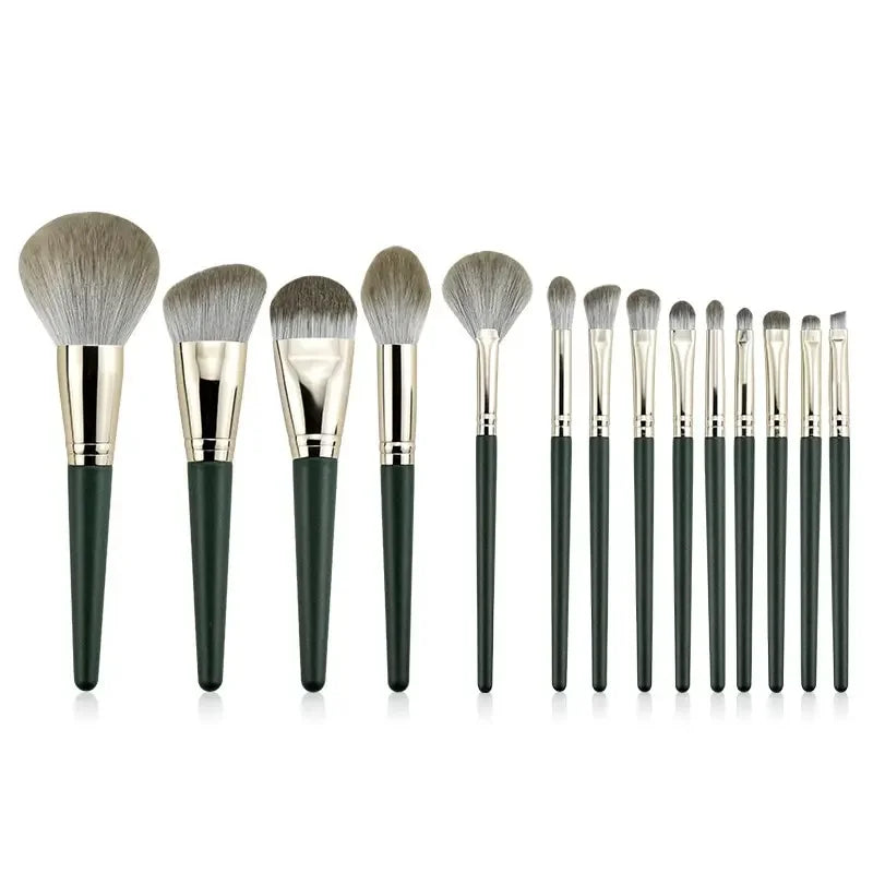 14PCS Makeup Brush Set – Soft Eyeshadow, Foundation, Powder & Blending Brushes