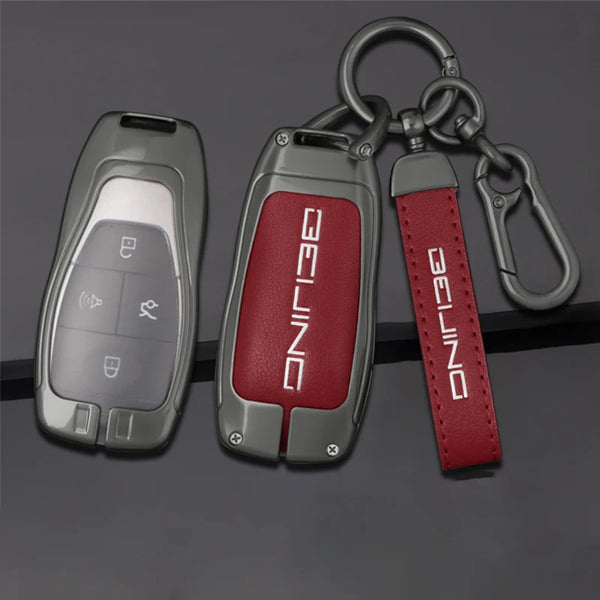 Zinc Alloy Car Key Case for Baic X55 X35 X75 II – Key Shell Protector