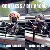 DIY Aroma Car Air Freshener – Cartoon Pilot Bear Vent Clip Ornament