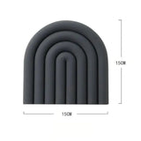 Rainbow Silicone Heat-Resistant Table Mat & Pot Holder – Multifunctional Coaster