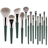 14PCS Makeup Brush Set – Soft Eyeshadow, Foundation, Powder & Blending Brushes