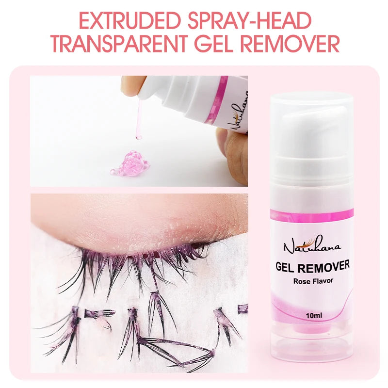 NATUHANA Eyelash Jelly Remover – Fast, Safe, Non-Irritating Gel Glue Remover