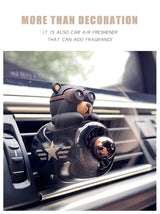 DIY Aroma Car Air Freshener – Cartoon Pilot Bear Vent Clip Ornament