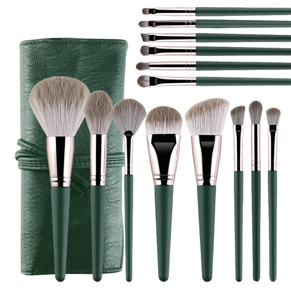 14PCS Soft Makeup Brushes Set – Powder, Eyeshadow, Foundation & Blending Brushes