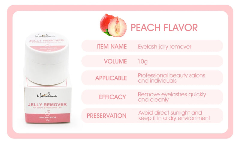NATUHANA Eyelash Jelly Remover – Fast, Safe, Non-Irritating Gel Glue Remover