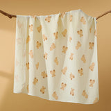 Baby Muslin Swaddle Blanket – Cotton Infant Receiving & Bath Towel