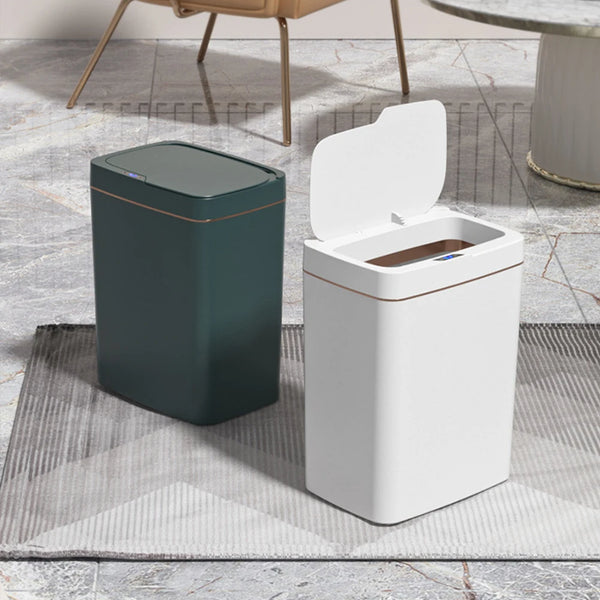 15/18L Smart Sensor Trash Can – Waterproof Auto Bin for Kitchen & Bathroom
